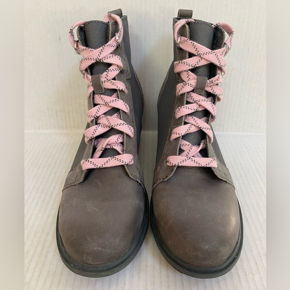 NWOB Sorel Evie II Lace Wedge Booties Size 8 - Picture 4 of 8